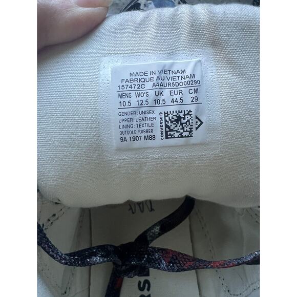 Converse All Star Chuck Taylor’s Lace Up Shoes Custom Design OOAK Mens 10.5 NWOT - Picture 7 of 7